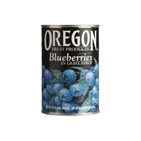 Canned Blueberries in Light Syrup